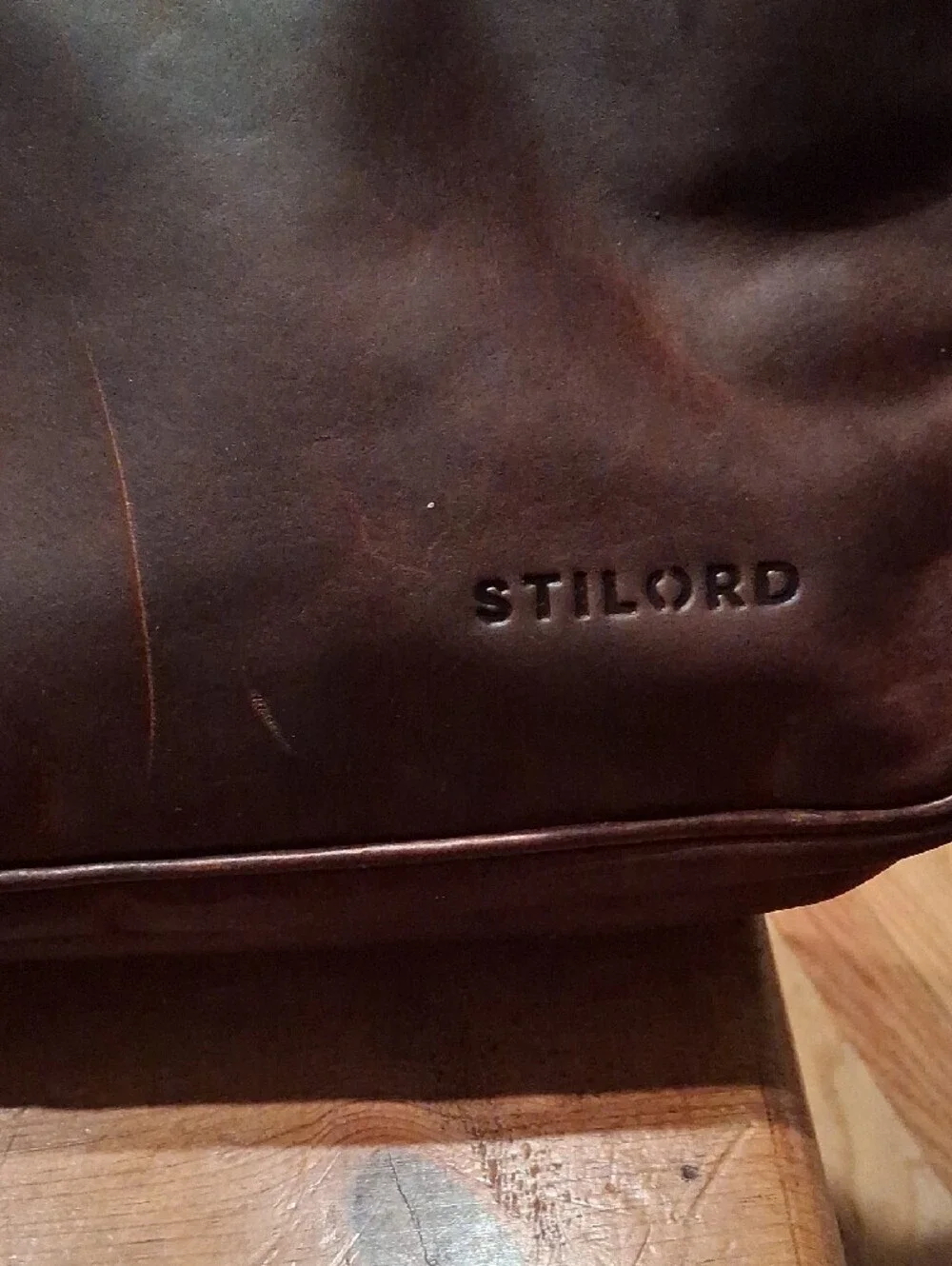 Brown Leather Briefcase - Men's Laptop Bag